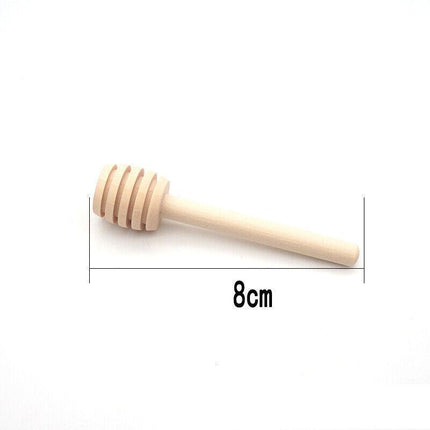 30PCS Mini Wooden Honey Dipper Stick for Honey Jar Dispense Drizzle Party Favors - Aimall