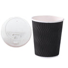 Disposable Coffee Cups 8oz Bulk Takeaway Paper Triple Wall Take Away - Aimall
