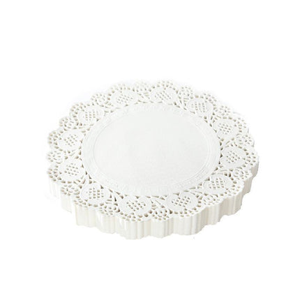 250pcs Baking Parchment Paper Flower Design Kitchen Oil Absorbing Cake Liners