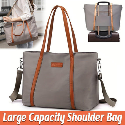 Fashion Nylon Shoulder Bag Large Capacity Tote Handbag Travel Purse for Women