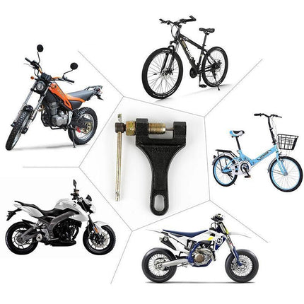 420 428 520 525 530 Chain Breaker Splitter Cutter Removal Repair Motorcycle Bike - Aimall