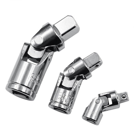 3pcs Universal Adapter Socket Set Steering Wrench Fitting Tool Kit for Repair