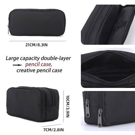 Large Capacity Pencil Case Double Layer for Primary School Students Creative Bag