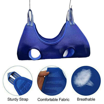 M Size Hammock Helper Pet Dog Cat Grooming Restraint Bags for Bathing Trimming Nail - Aimall