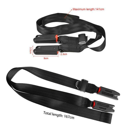 Adjustable Child Baby Car Safety Seat Isofix Strap Latch Interface Anchor Holder - Aimall