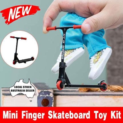 Mini Finger Skateboard Scooter Toy Kit With Finger Board Accessories - Aimall