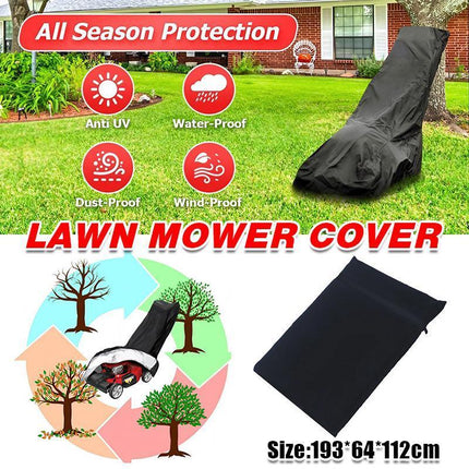 Universal Waterproof UV Lawn Mower Cover 193*64*112cm Rain Protection - Aimall