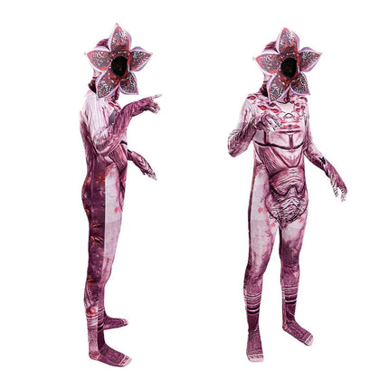 Man-eating Flower Jumpsuit Halloween Horror Cosplay Leotard Costume Kids Adult Same Strange Story