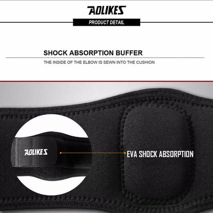 AOLIKES® Adjustable Elbow Support Strap Band Brace Golf Forearm Pain Relief - Aimall