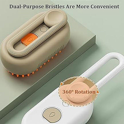 Mango Pet Massage Comb Spray Brush for Dogs Cats Grooming Shedding Detangler