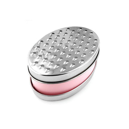 Stainless Steel Kitchen Cheese Grater with Container Storing Fruits Cheese Box
