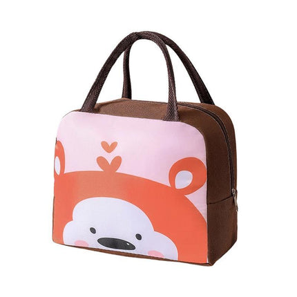 Portable Lunch Bag Insulated Thermal Cooler Box Carry Tote Travel Bag - Aimall