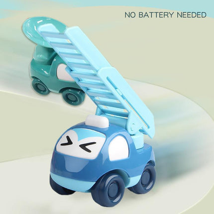 Inertia Train Toy Small Train Crash Resistant Cartoon Car Gifts for Children - Aimall