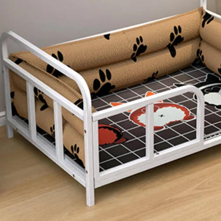 Durable Dog Kennel Bed Frame Raised Pet Bed for Small and Large Dogs Outdoor Use