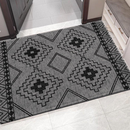 Bohemian Entryway Rug Decorative Floor Mat Indoor Outdoor Non-Slip Door Mat