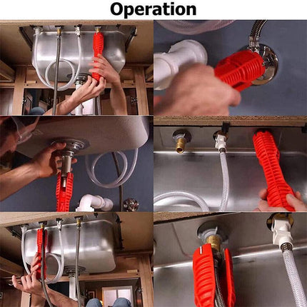 8 In 1 Sink Basin Wrench Multifunction Faucet Tap Spanner Installer Hand Tools - Aimall