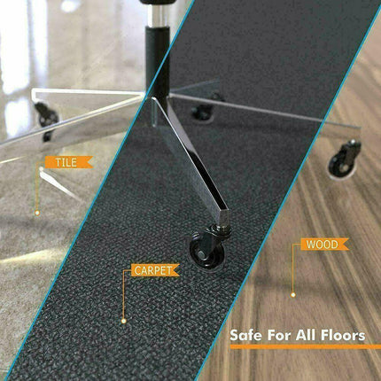 5pcs 3-Inch PU Transparent Caster Wheels Luggage Office Chair Mute Swivel Wheels