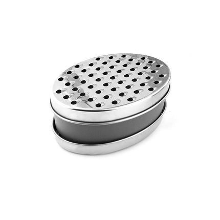 Stainless Steel Kitchen Cheese Grater with Container Storing Fruits Cheese Box