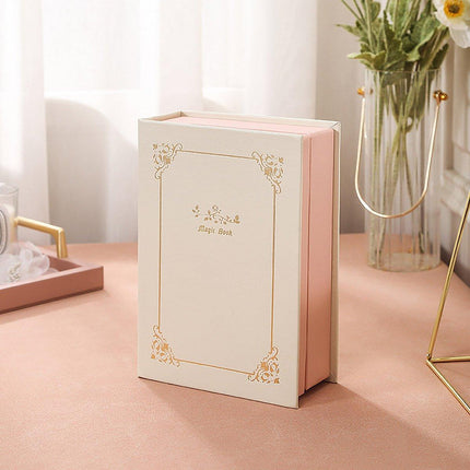 Creative PU Leather Jewelry Box Book Earrings Rings Necklace Organizer Holder