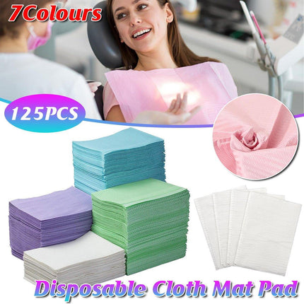 125PCS Disposable Waterproof Tattoo Cleaning Pad Dental Table Cover Film Mat