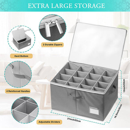 Foldable Shoe Box Household Organizer with Compartments for Storage and Shoes