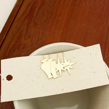 Vintage Vase Star Earrings Simple Everyday Studs Fashion Jewellery Women