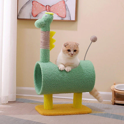 Climbing Frame Cat Scratching Post Jumping Platform Pet Toys for Cats and Kitten