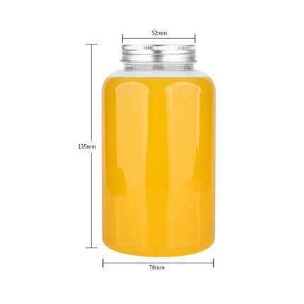 10pcs 500ml PET Plastic Juice Bottles Food Grade Drink Containers for Beverages
