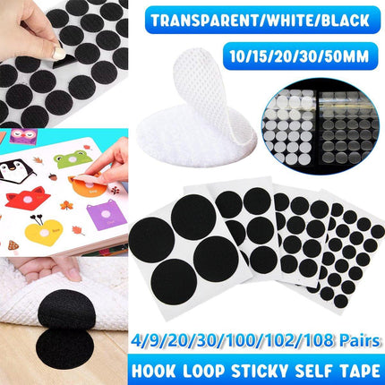 Strong Sticky Round Self Adhesive Dots DIY Bond Tape No Mark Fasteners