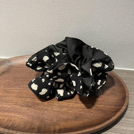 Oversize Large Scrunchies Silk Satin Elastic Hair Hair Bands Rope Tie Ponytail - Aimall