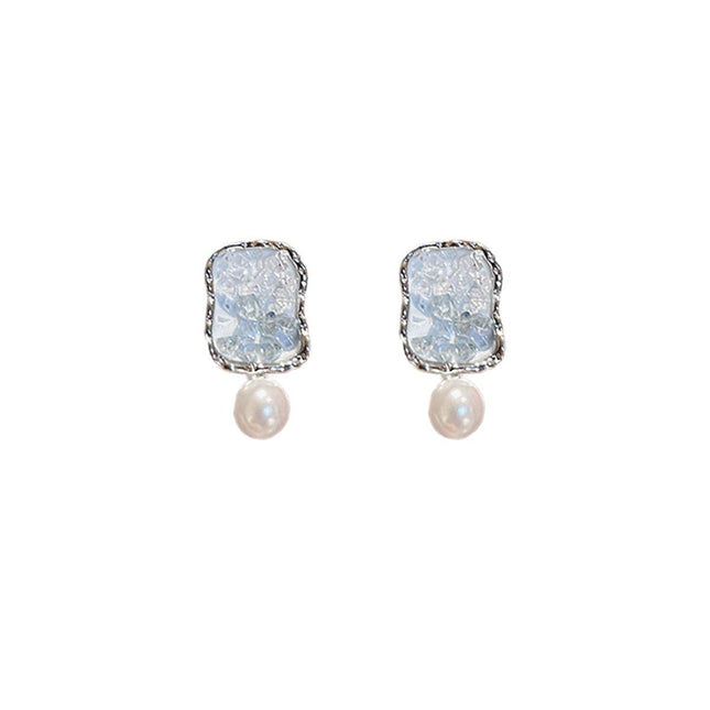 Square Earrings Elegant Daily Wear Commuting Jewelry for Women Fashion Gift
