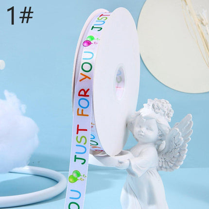 Happy Birthday Ribbon 2CM x 100Yard DIY Party Cake Decoration Gift Wrapping