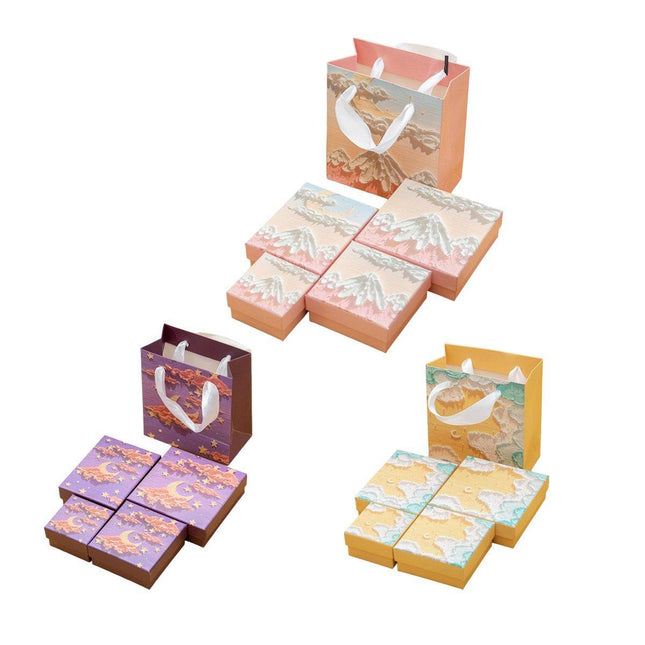 20PCS Jewelry Boxes Ring Necklace Bracelet Earring Gift Packaging with HandleBag
