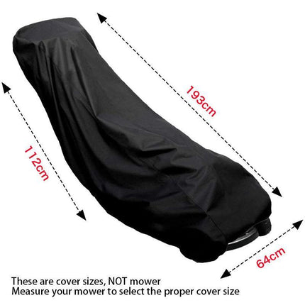 Universal Waterproof UV Lawn Mower Cover 193*64*112cm Rain Protection - Aimall