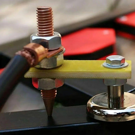 2pcs Magnetic Welding Ground Clamps Heavy Duty Metal Holder Magnet Support Tool