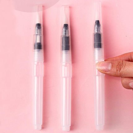 6x Artist Ink Water Brush Pen Set For Watercolor Calligraphy Painting Drawing - Aimall