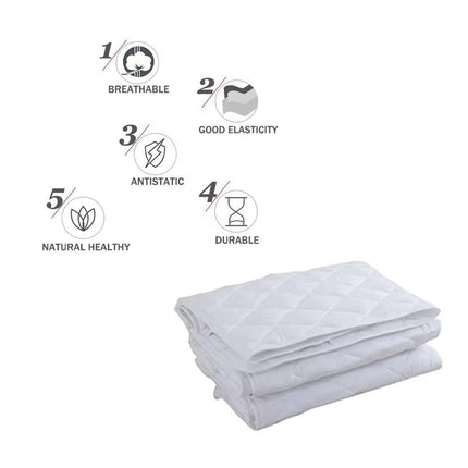 Hotel Mattress Comfort Pads Fabric Bedding Topper Mattress Protectors Cover