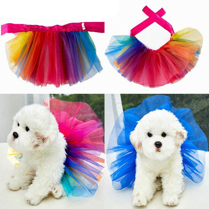 Strappy Pet Skirt Dog Saree Half Skirt Cute Pet Clothing Dress for Dogs Cats