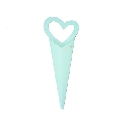 50pcs Heart Shaped Flower Box Creative Gift Bouquet Packaging Fresh Flower Box