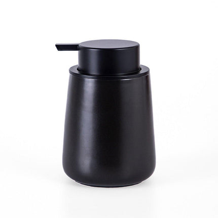 400ML Ceramic Stoneware Soap Dispenser Modern Design Lotion Pump Manual Bathroom