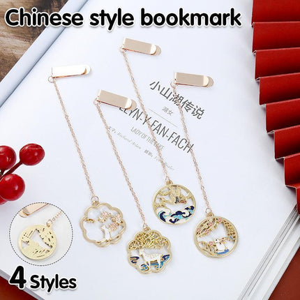  Retro Metal Rabbit Bookmark