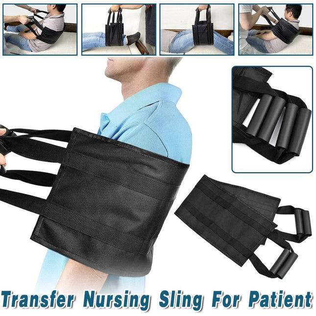 Black Leather Support Cushion for Elderly Bedridden Disabled Backrest Waist Pad
