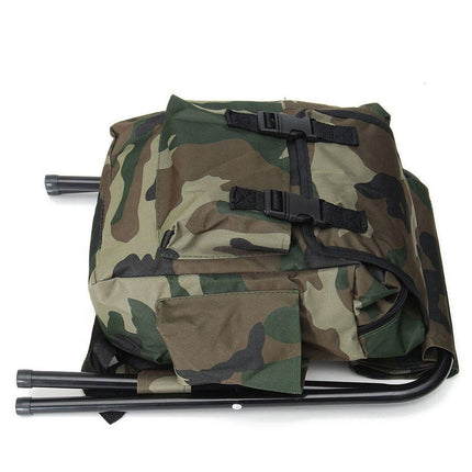 Outdoor Folding Chair Multi Functional Portable Camping Fishing Bag Stool Seat