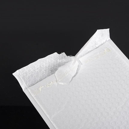 25PCS Poly Bubble Mailers Envelope Padded Bag White Cushioned Satchel 15 Sizes - Aimall