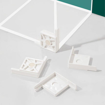 5pcs Plastic Fish Tank Base Bracket Corner Guard Stand Holder for Aquarium Tanks