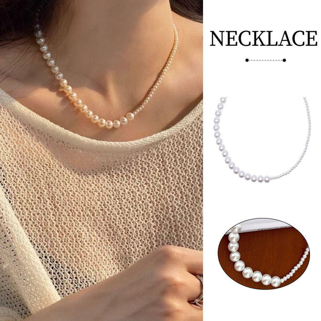 Imitation Pearl Necklaces Different Sizes Elegant Jewellery Women Girls