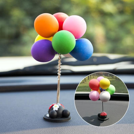 Bobblehead Shaking Head Toys Car Ornaments Car Dashboard Decor Nodding Balloon - Aimall