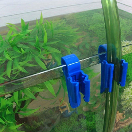 2/4/6PCS Aquarium Fish Tank Filtration Clip Water Tube Hose Clamp Holder Set