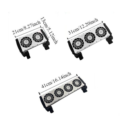 Mini Aquarium Cooling Fan for Fish Shrimp Tanks Quiet Temperature Control