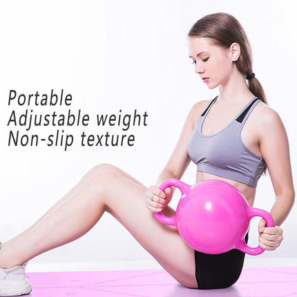 Yoga Fitness Kettle Bell Female Water Kettlebell Double Handle Pilates Dumbbells